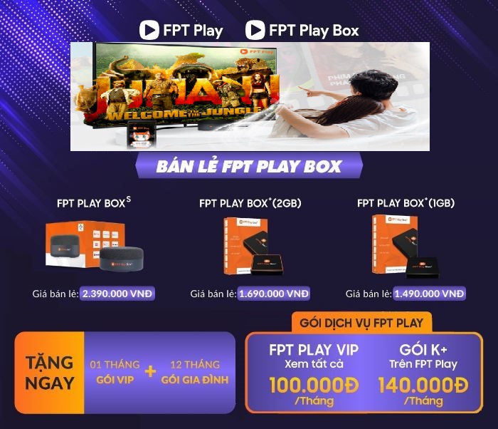 Sản phẩm FPT Play Box – Thiết bị Tivi Box thế hệ mới